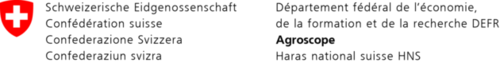 Logo 2014, Agroscope Haras national suisse HNS